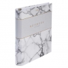 Тетрадь на кольцах 120 л.A5 клетка Хатбер Marble white