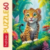 Пазлы   60 элементов (165x230 мм) Хатбер Леопардик