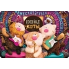 Пазлы  160 элементов (220x330 мм) Хатбер Кофейные коты